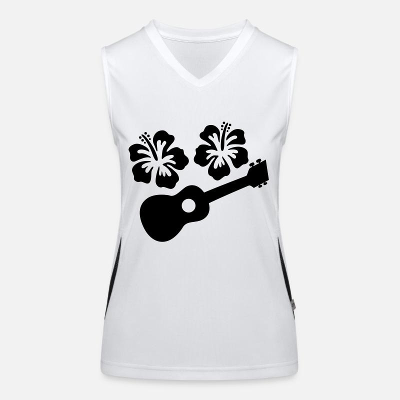 ukulele Funktionelles Kontrast-Tank Top für Frauen