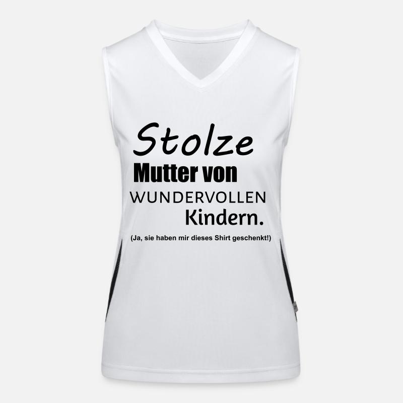 stolze mutter Funktionelles Kontrast-Tank Top für Frauen
