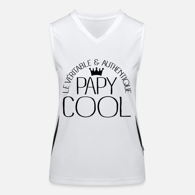 Papy Cool Débardeur respirant contrasté Femme