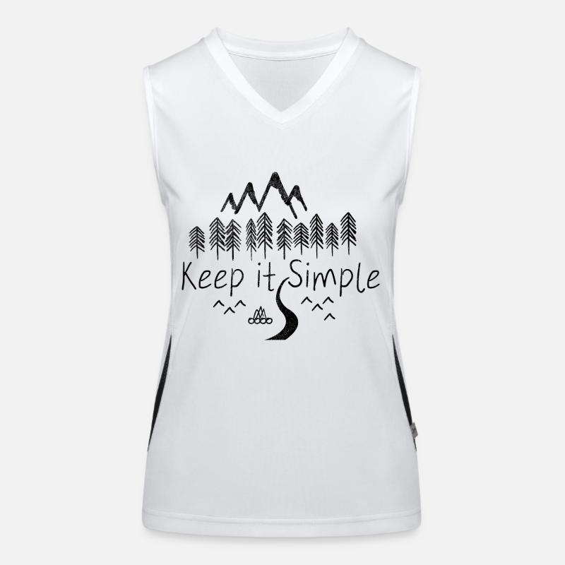 Keep it Simple Funktionelles Kontrast-Tank Top für Frauen