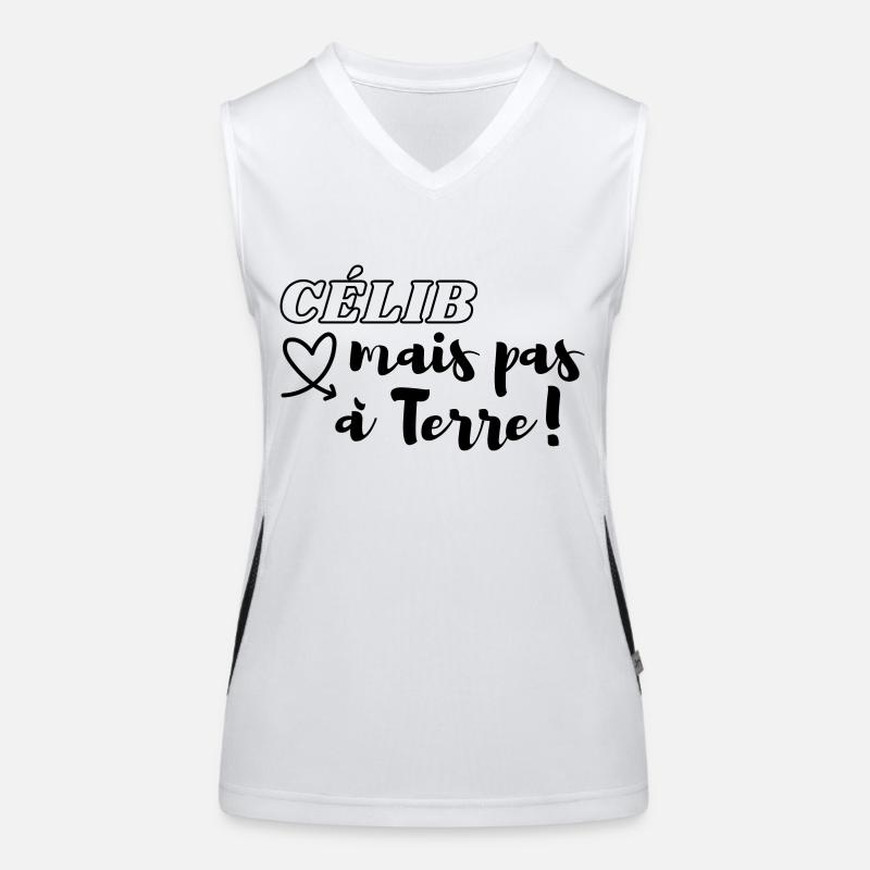 Célib mais pas à Terre Débardeur respirant contrasté Femme