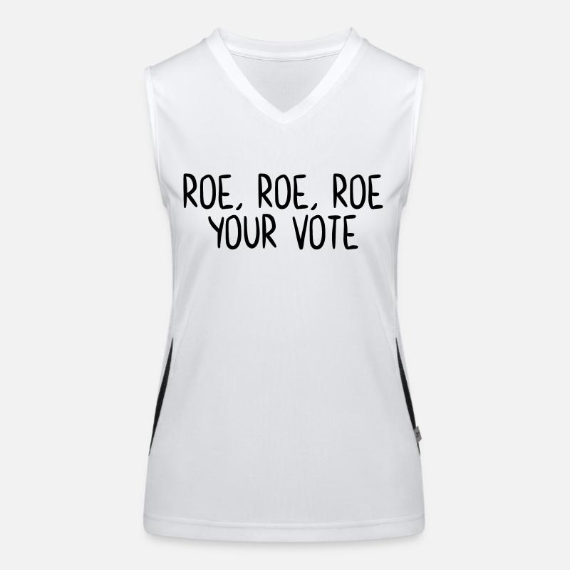 Roe Roe Roe Ihre Stimme Funktionelles Kontrast-Tank Top für Frauen