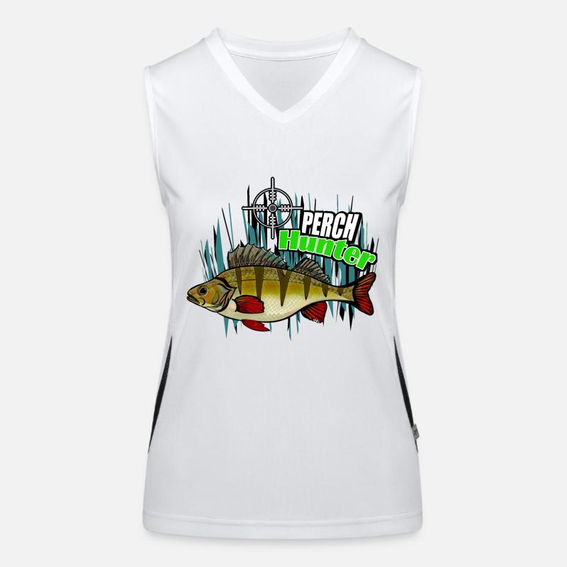 Perch hunter Women's Functional Contrast Tank Top