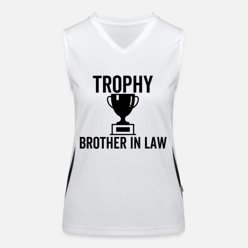 Trophäe Schwager Funktionelles Kontrast-Tank Top für Frauen