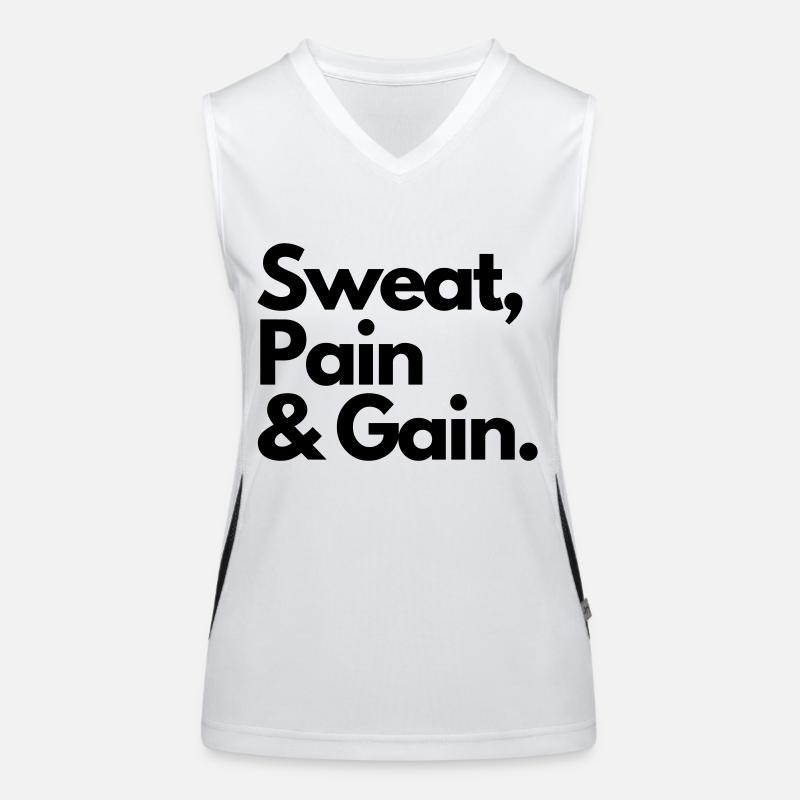 Gain de douleur de sueur Débardeur respirant contrasté Femme