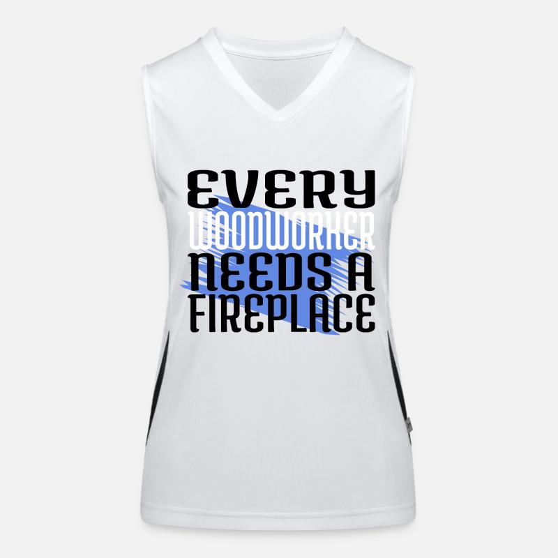 birthday present carpenter quotes tshirts mason Women's Functional Contrast Tank Top