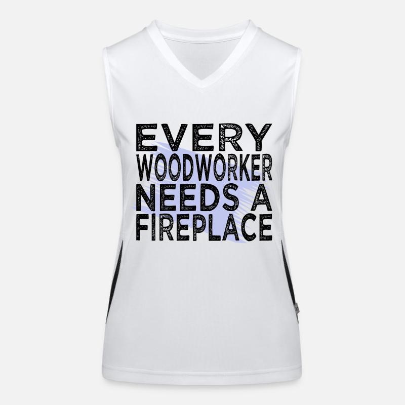 Déclaration syndicale d’abattage de bois de charpentier Débardeur respirant contrasté Femme