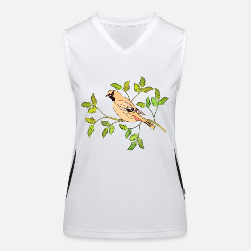 Oiseau Débardeur respirant contrasté Femme