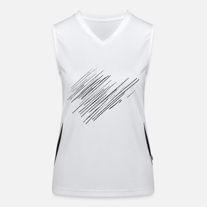 Gratter Débardeur respirant contrasté Femme