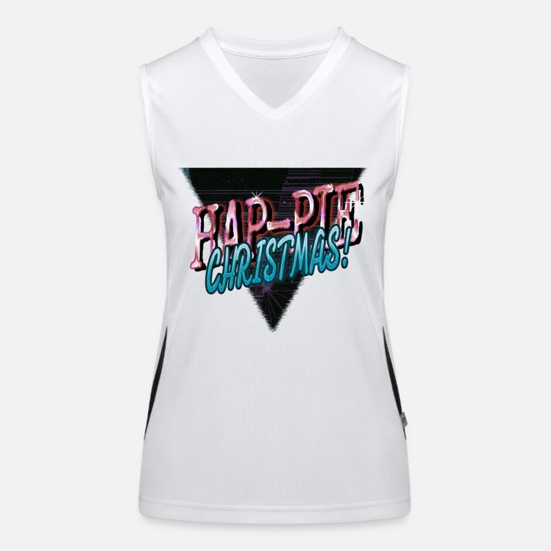 computer funny quote comic christmas vacation Funktionelles Kontrast-Tank Top für Frauen