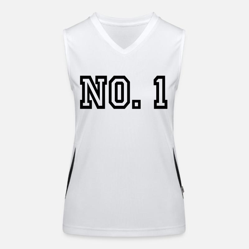 Nummer 1 Funktionelles Kontrast-Tank Top für Frauen