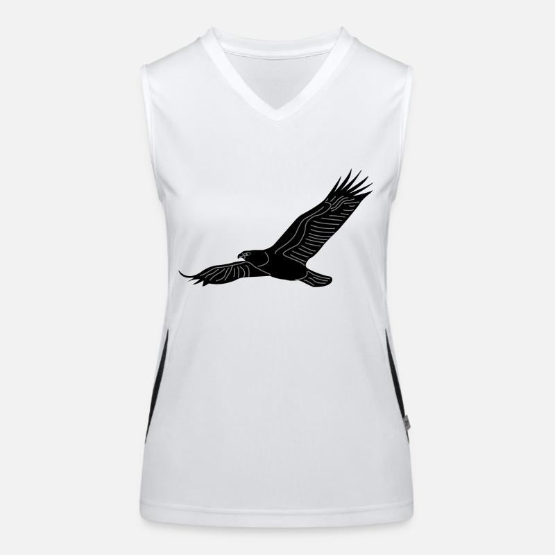 eagle01b Women's Functional Contrast Tank Top