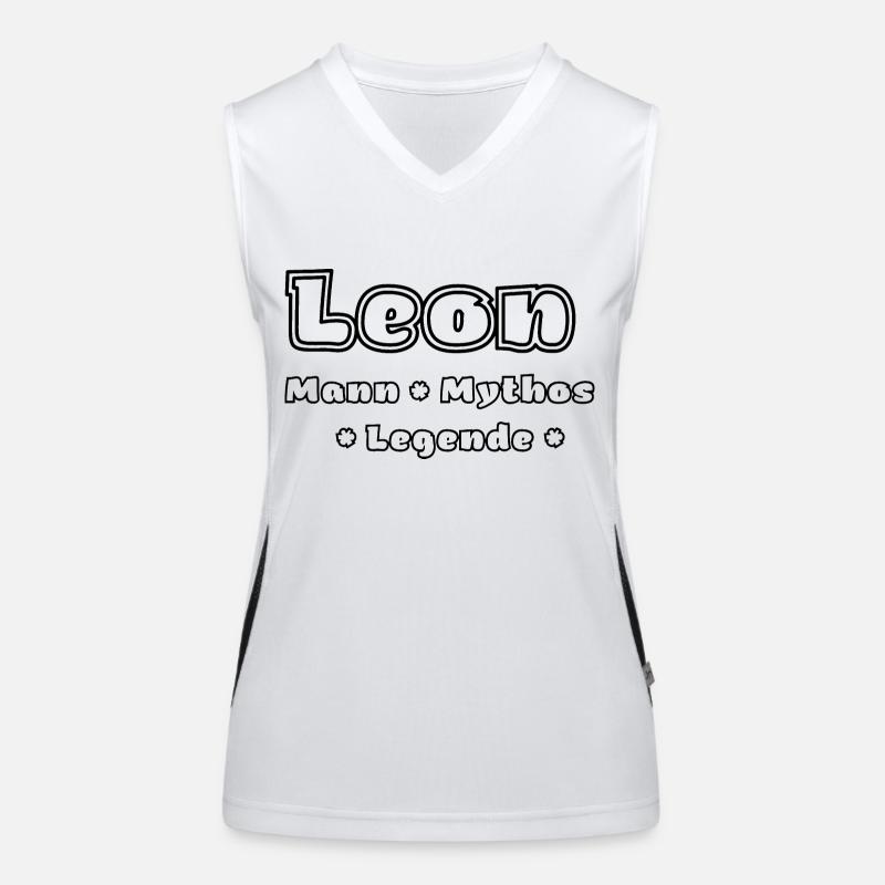 Leon - der Mann, der Mythos, die Legende Funktionelles Kontrast-Tank Top für Frauen