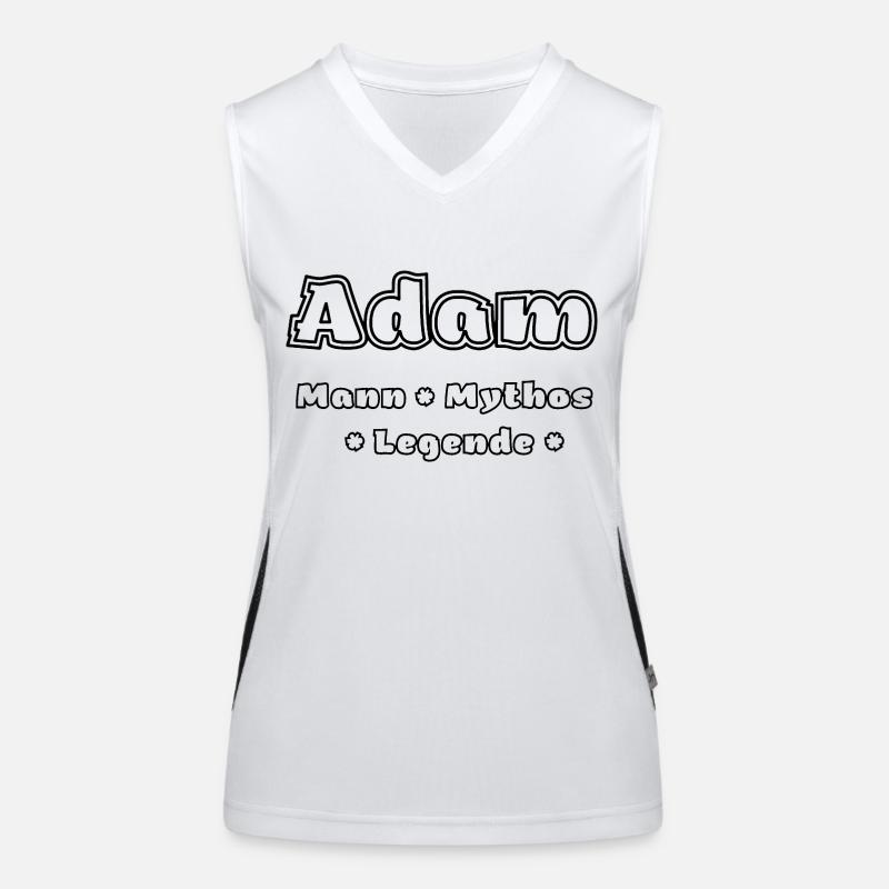 Adam - der Mann, der Mythos, die Legende Funktionelles Kontrast-Tank Top für Frauen