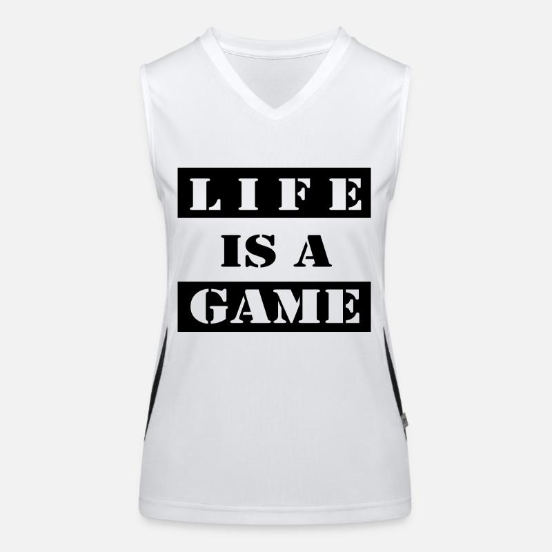 Game Gaming PC Funktionelles Kontrast-Tank Top für Frauen