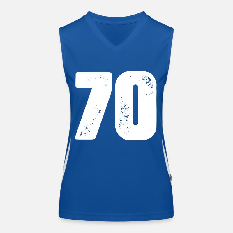 70 Number jersey Women's Functional Contrast Tank Top
