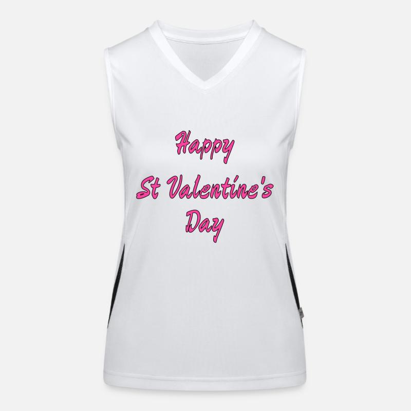 saint valentin Women's Functional Contrast Tank Top