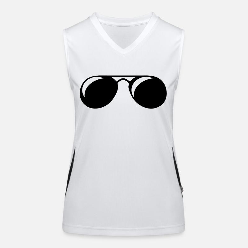 lunettes de soleil Débardeur respirant contrasté Femme