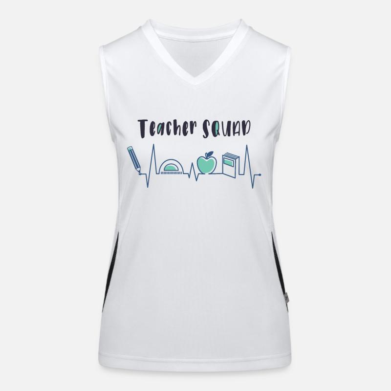 Escouade d’enseignants, Escouade d’enseignants Débardeur respirant contrasté Femme