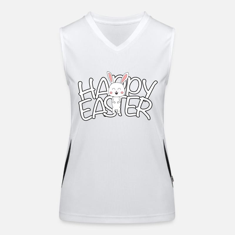 Happy Easter Frohe Ostern Women's Functional Contrast Tank Top