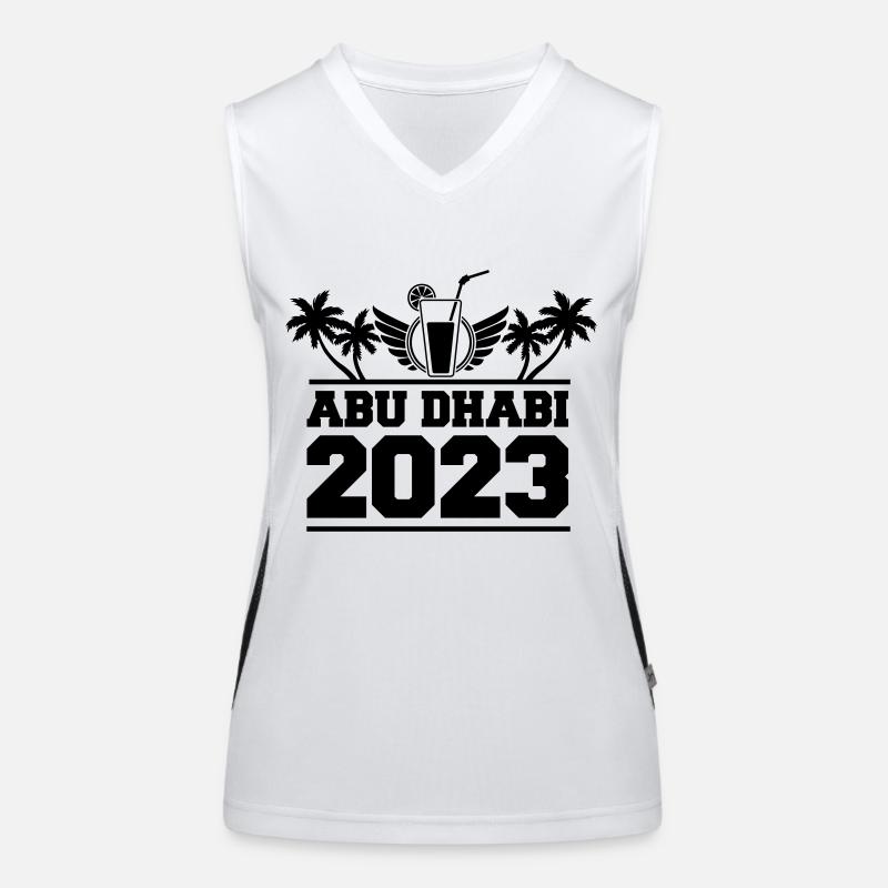 Abu Dhabi 2023 Women's Functional Contrast Tank Top