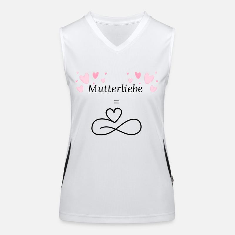 Mutterliebe ist unendlich-Muttertag Funktionelles Kontrast-Tank Top für Frauen