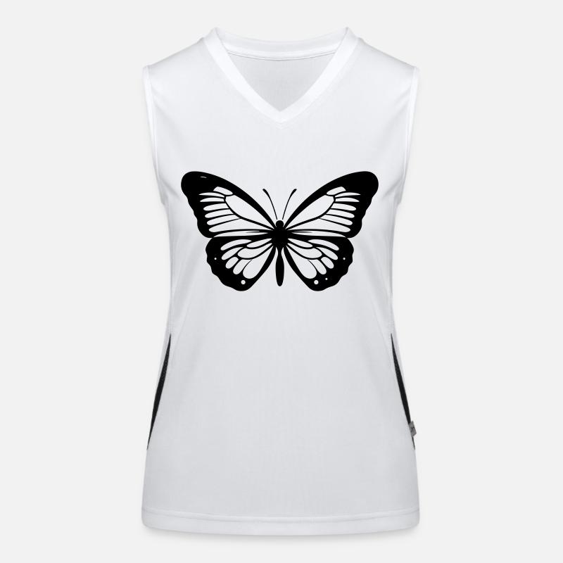 Papillon Débardeur respirant contrasté Femme