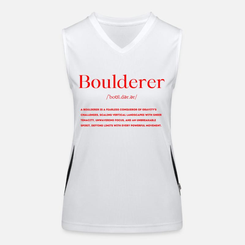 Définition de Boulderer Débardeur respirant contrasté Femme