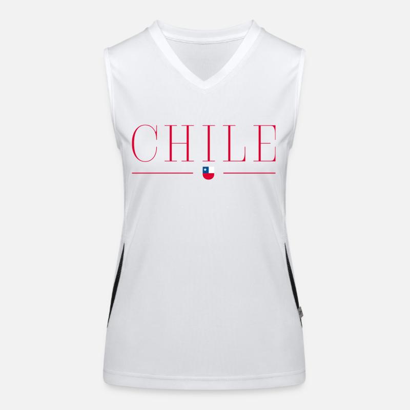 I love Chile Women's Functional Contrast Tank Top