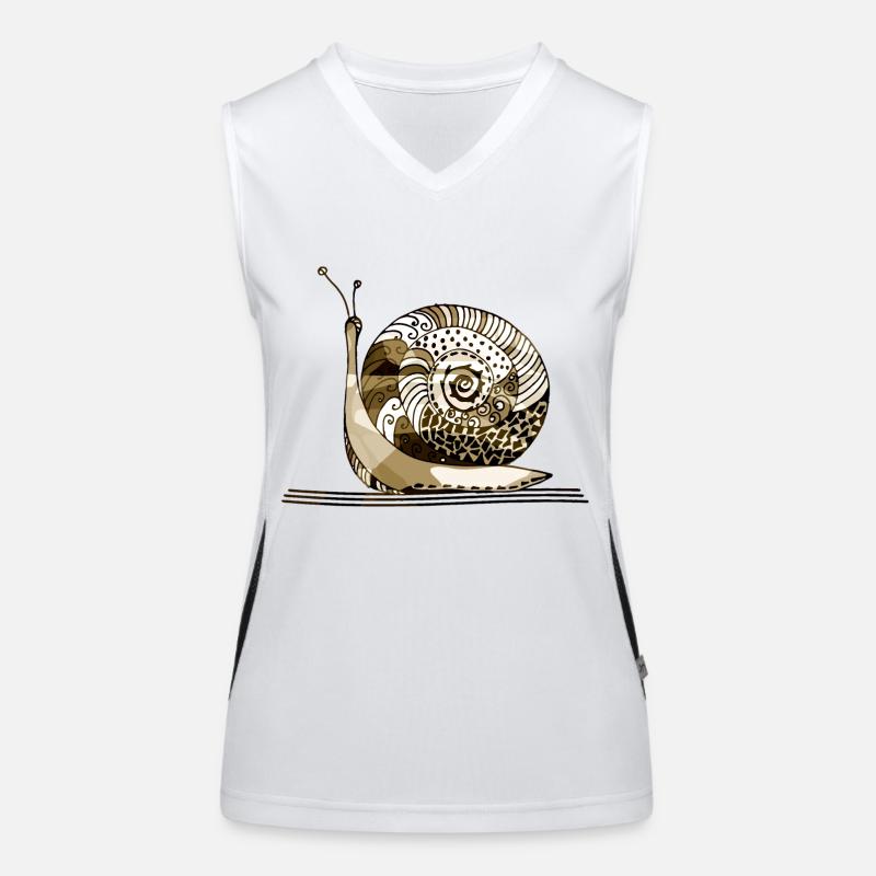 Escargot Débardeur respirant contrasté Femme