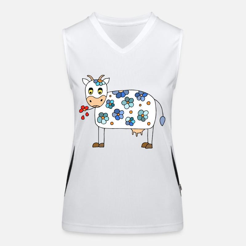 Cow Women's Functional Contrast Tank Top