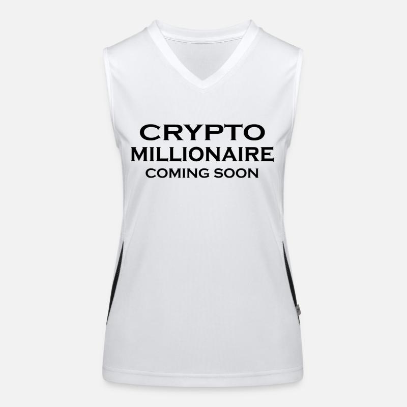 Crypto Bitcoin Trading Women's Functional Contrast Tank Top