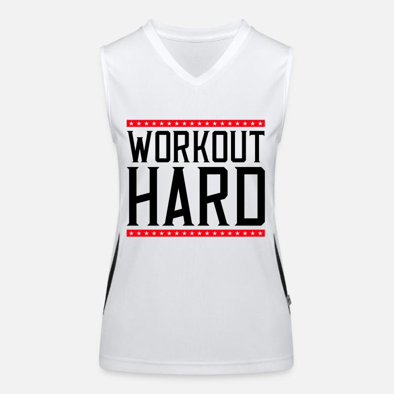 Workout Hard 2 Women's Functional Contrast Tank Top