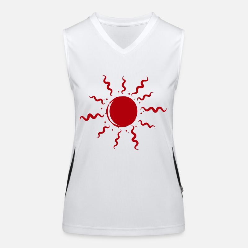 Sommersonne2 Funktionelles Kontrast-Tank Top für Frauen