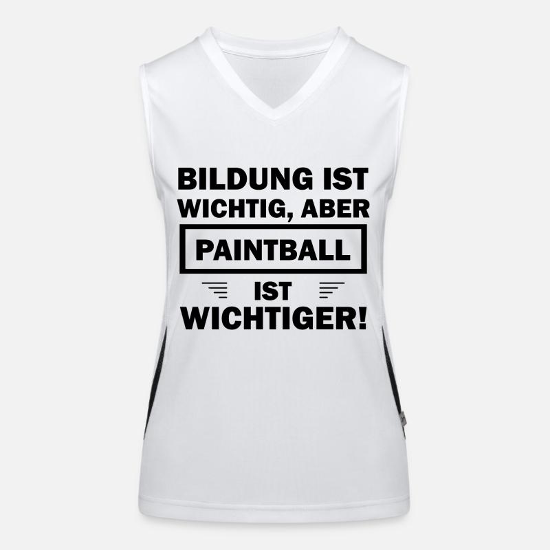 Paintball Airsoft Funktionelles Kontrast-Tank Top für Frauen
