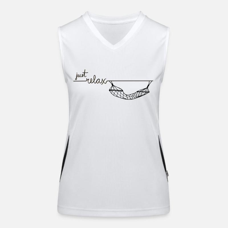 Just Relax Hängematte Funktionelles Kontrast-Tank Top für Frauen