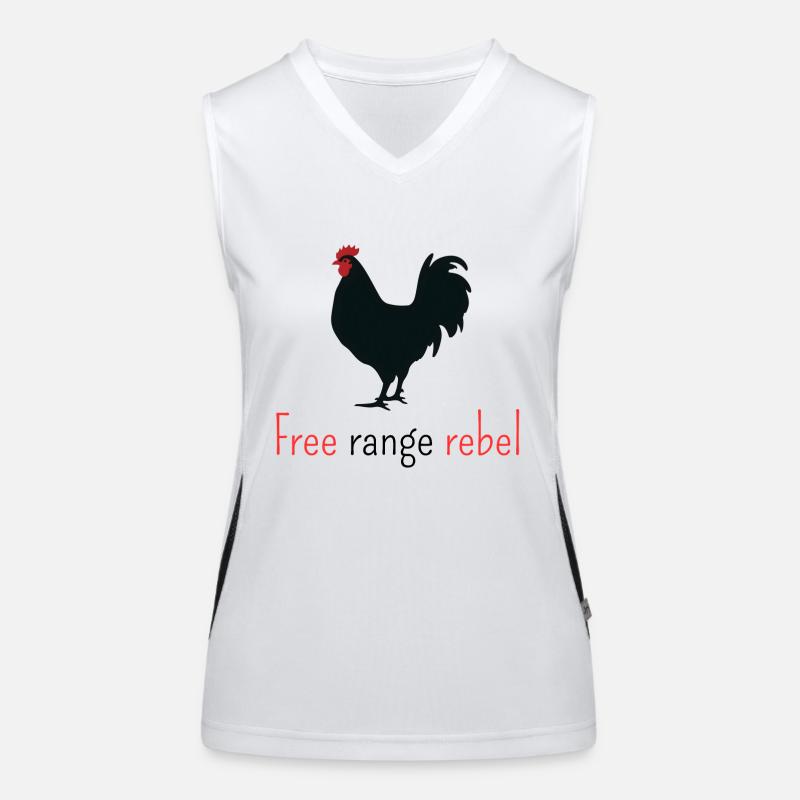 Free range rebel Women's Functional Contrast Tank Top