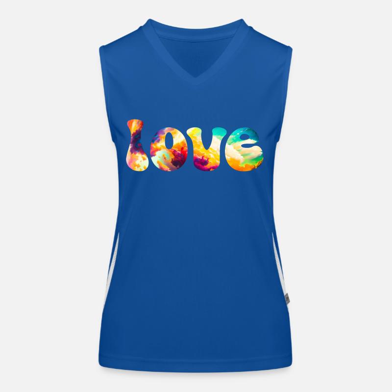 Amour Débardeur respirant contrasté Femme