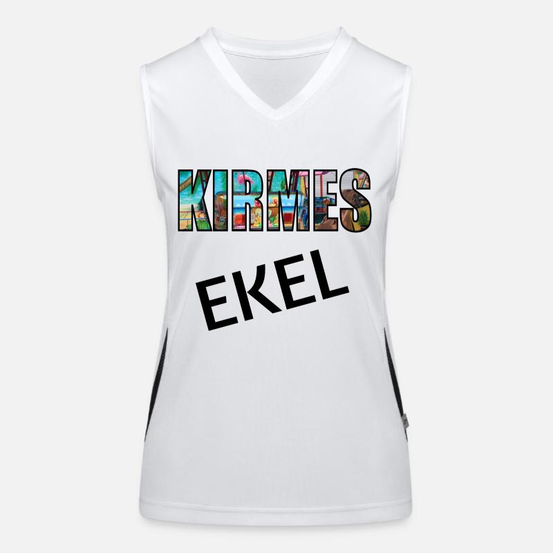 Kirmes Ekel Funktionelles Kontrast-Tank Top für Frauen