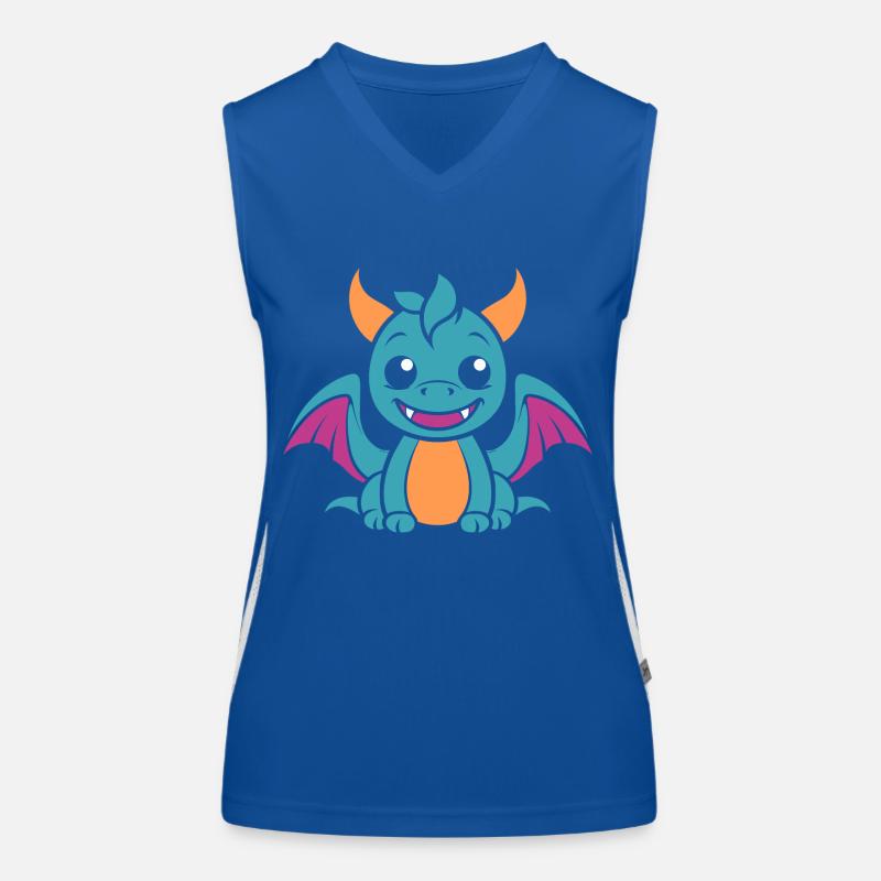 Bébé dragon Débardeur respirant contrasté Femme