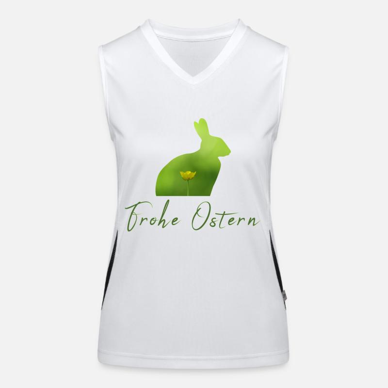 Joyeuses Pâques Pâques Débardeur respirant contrasté Femme