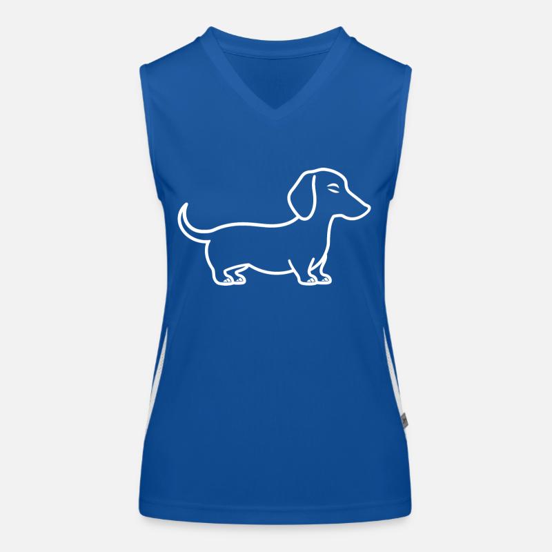 teckel Débardeur respirant contrasté Femme