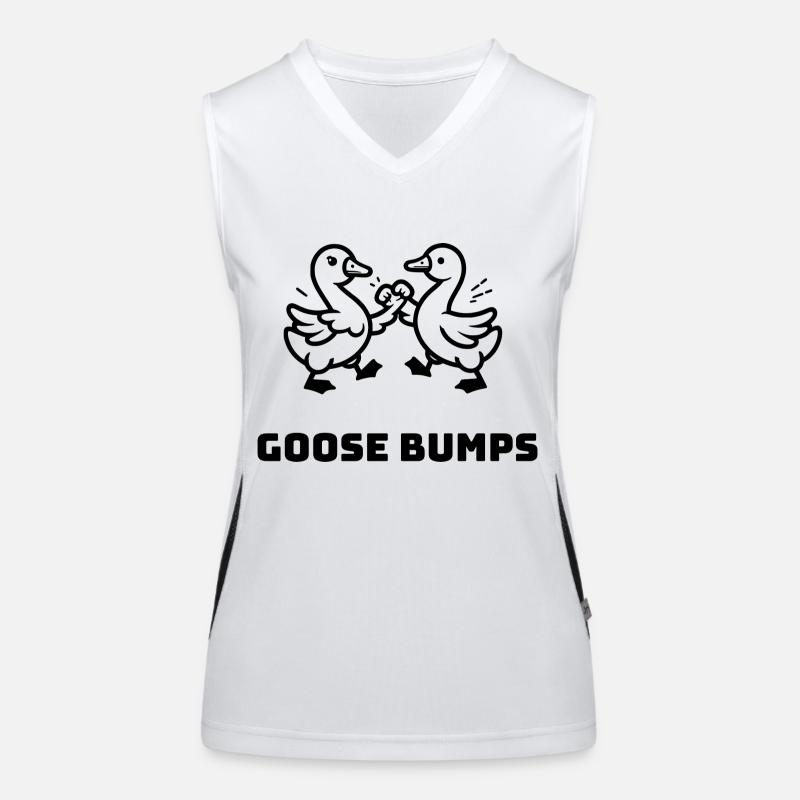 Gänsehaut Funktionelles Kontrast-Tank Top für Frauen