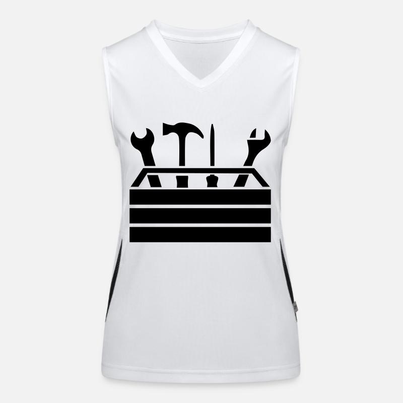 Tools Workshop Toolbox 1 Women's Functional Contrast Tank Top