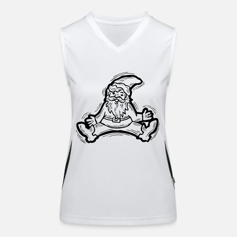 Weihnachtsmann Funktionelles Kontrast-Tank Top für Frauen