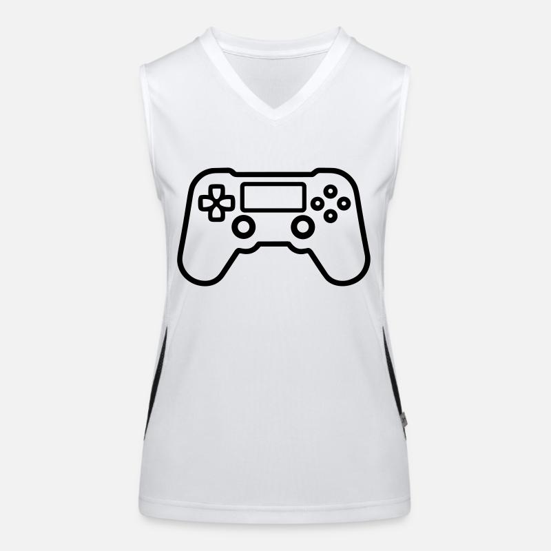 Video game controller Women's Functional Contrast Tank Top