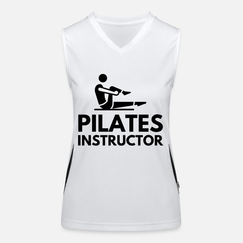 Pilates-Instruktorin Funktionelles Kontrast-Tank Top für Frauen