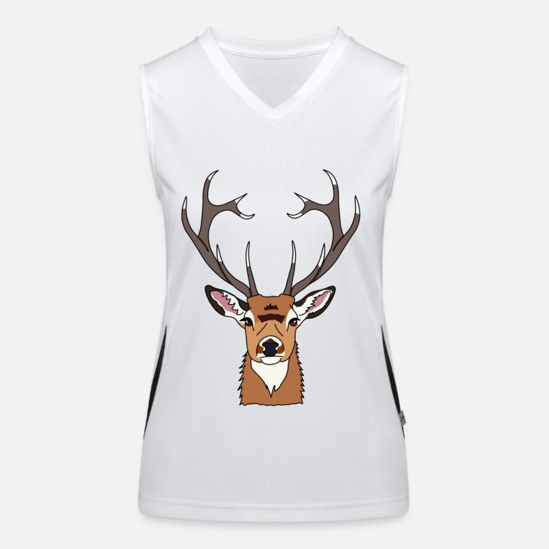 Deer Women's Functional Contrast Tank Top