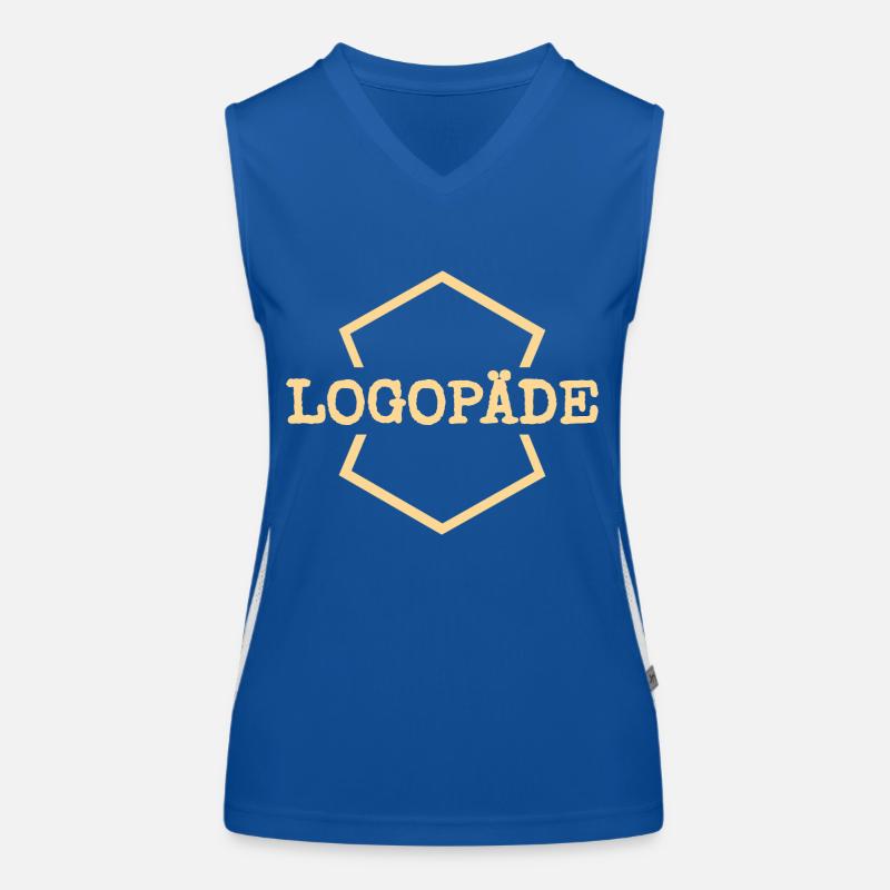 Arbeit Logopäde Funktionelles Kontrast-Tank Top für Frauen