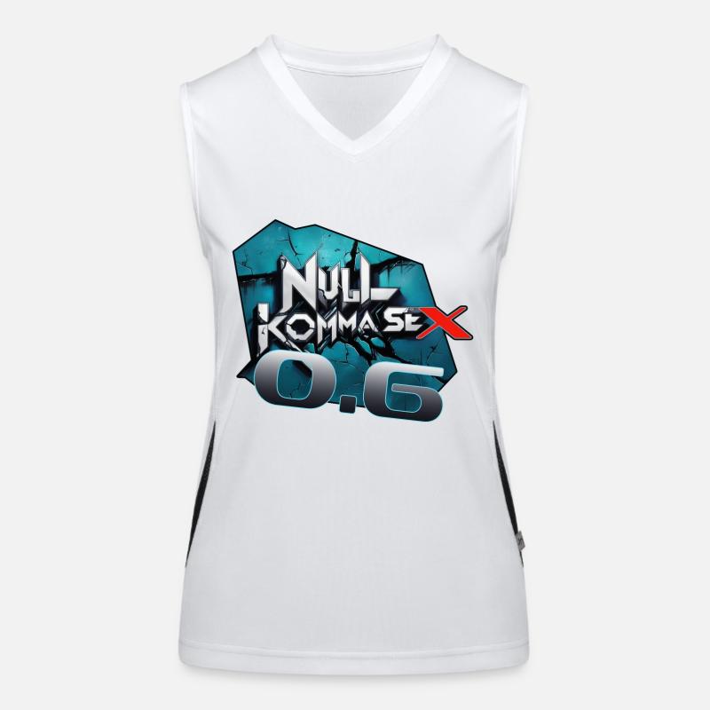 Nullkomma sechs Funktionelles Kontrast-Tank Top für Frauen